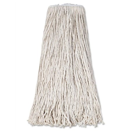 Pinpoint BWK 32 oz Premium Saddleback MOP Head - White, Cotton Fiber, 12PK PI2493549